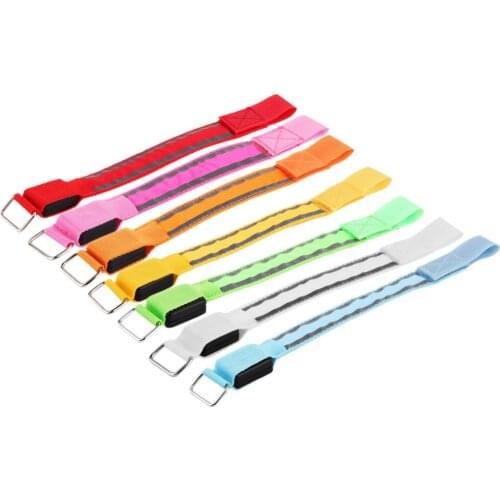 New Arm Warmer Belt Bike LED Armband LED Safety Sports Reflective Belt Strap Snap Wrap Arm Band Armband Belt For Night Running
