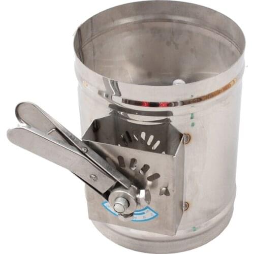 Stainless Steel Manual Damper Five-speed Regulating Valve Air Volume Switch Two-way Check 80-250