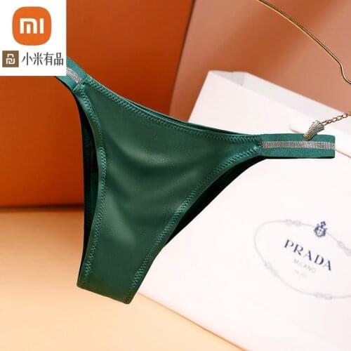 3pcs XiaoMi mijia sexy seamless ice silk underwear womens comfortable, breathable, skin-friendly, antibacterial buttocks briefs