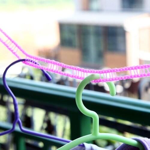 Outdoor travel clothesline drying rack anti-skid and windproof