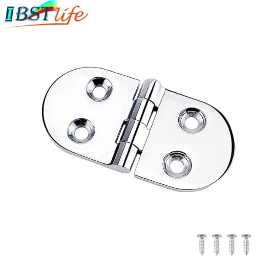 BSET MATEL 38*75m Heavy Duty Boat Hinge Door Strap Butt Hinge Marine grade 316 Boat Caravan RV Deck Cabinet Drawer Hardware
