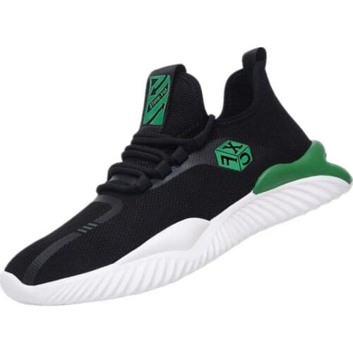 Men Shoes Fashion Breathable Mesh Round Toe Rubber Sole Lace Up Light Casual Shoes Travel Walking Shoes Footwear Zapatos Hombre