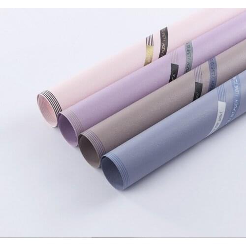 10pcs/set Waterproof Flower Wrapping Paper 60*60cm Flowers Gifts Packing Flower Bouquet Wedding Decor Printing Drop Shipping