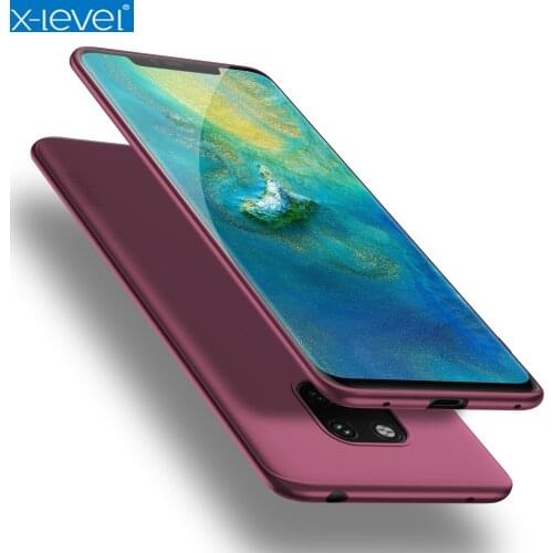 X-Level Silky TPU Phone Case For Huawei Mate 30 Mate 20 P40 P30 P20 Lite Pro Ultra Thin Protective Back Matte Soft Cover Case