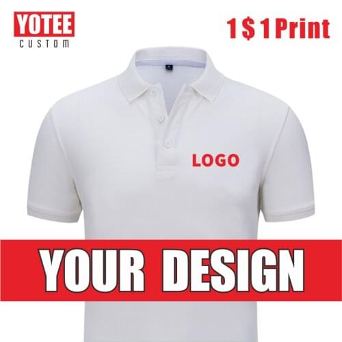 YOTEE2021 summer casual business high quality LOGO custom POLO shirt individual group group LOGO custom lapel top
