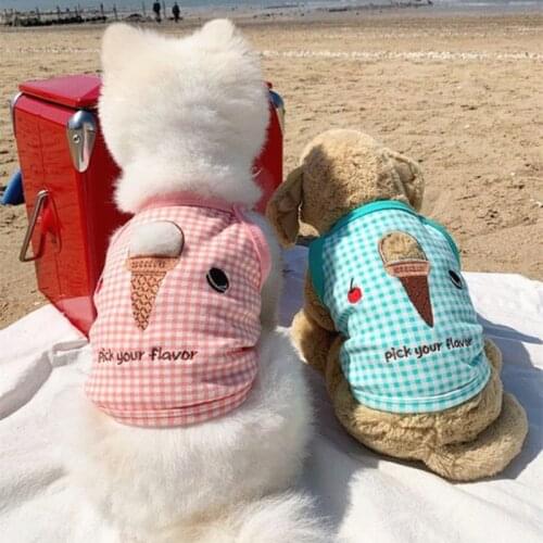 Small Dog Costume Cat Clothing Yorkshire Clothes Summer Pet Vest Skirt Apparel maltese Schnauzer Pomeranian Dog Outfit