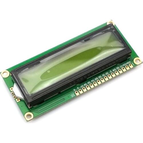 LCD 1602 Yellow screen with backlight display 1602A 5v module