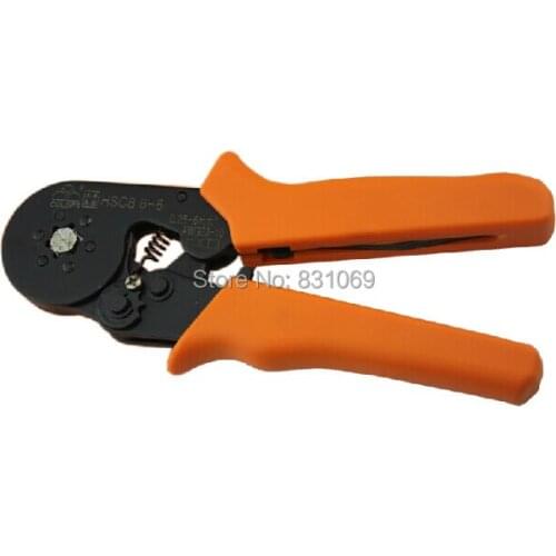 1Pcs HSC8 6-6 Mini-Type Self-Adjustable Crimping Plier 0.25-6mm2 AWG23-10 terminals crimping tools Brand New