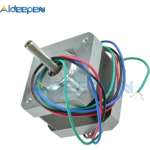 12V NEMA17 42BYGHW208 Stepper Motor 36oz-in/ 2600g/cm For 3D Printer RepRap Medel Prusa