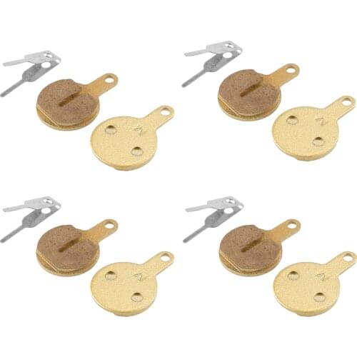 4 Pair Full-metallic Disc Brake Pads for Giant ATX730/750 Brake Laminate Lining Shoe Mountain Bicycle Riding Cycling Accessories