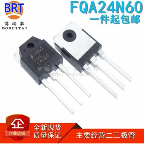 5pcs/lot FQA24N60 Transistor TO-3P 24N60 24A 600V