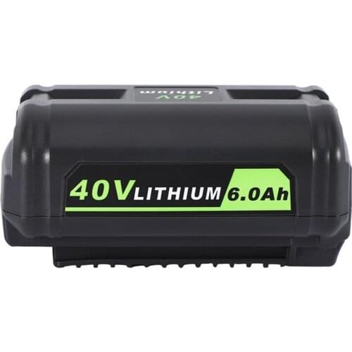 For Ryobi 40V 6.0Ah Li-ion Rechargeable Battery OP4050 OP4026 OP4040 Cordless Electric Drill Replacement Battery RY40502 RY40200