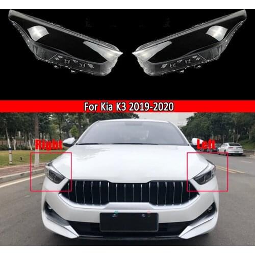 Car Headlamp Lens Auto Shell Cover For Kia K3 2019 2020 Car Headlight Cover Lampshade Lampcover Bright Lamp Shade Transparent