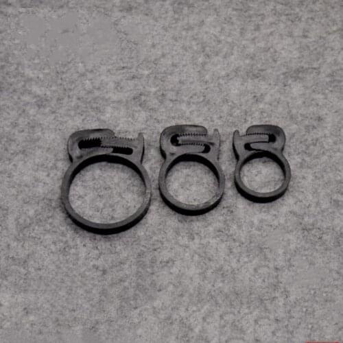 Black plastic hose clamp, clamp, strong hose clamp, plastic hose clamp, fastener, positioning clamp, fast clamp