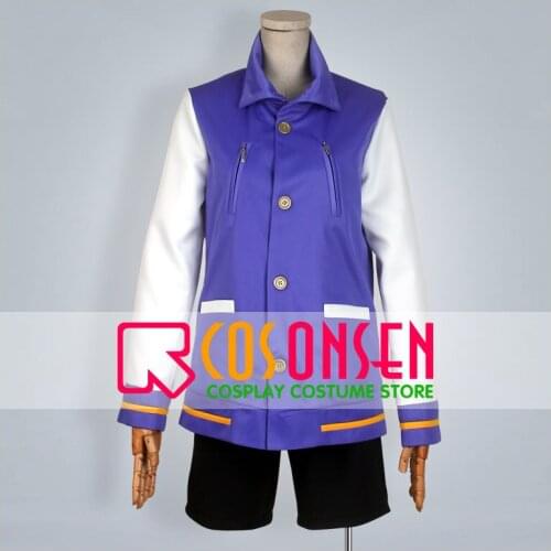 COSPLAYONSEN Free! Haruka Nanase Cosplay Costume Purple Balck All Sizes Custom Made