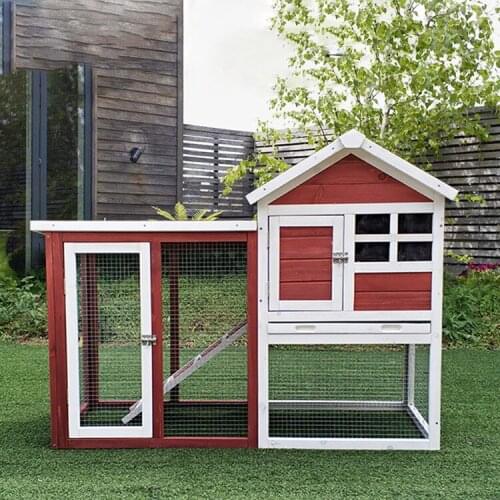 Wooden Double-layer Cat House Cat Cage Waterproof, Sunscreen And Breathable