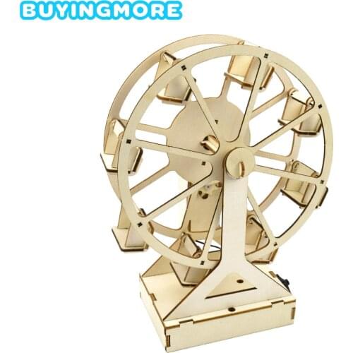 DIY Electronic Kit Ferris Wheel Assembly Model STEM Toys for Children Educational Science Experiment Kit Physics Toys Kids Gifts