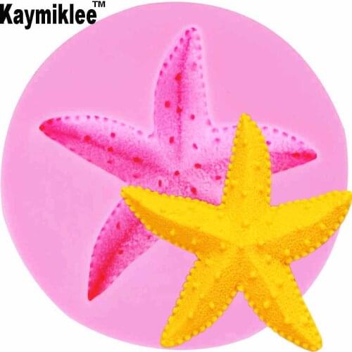 M893 Starfish Silicone Mold Fondant Mould Cake Decorating Tools Chocolate Gumpaste Mold, Sugarcraft, Cake Decorating Set