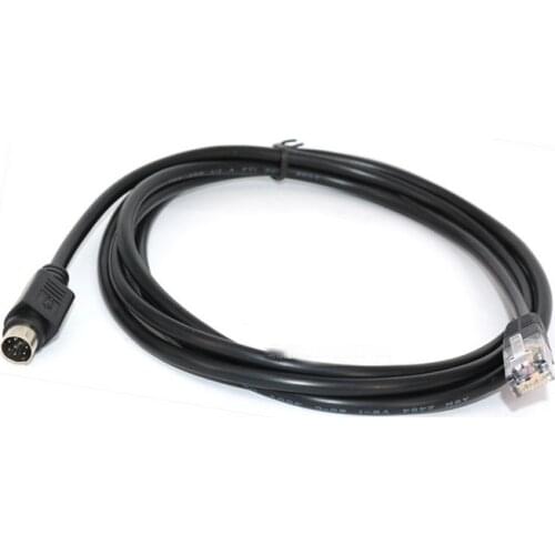 TSXCRJMD25 Minidin8 to RJ45 Cable for Schneider TSXCUSB485 Converter, Micro Premium Twido PLC RJ45-MIN DIN CABLE