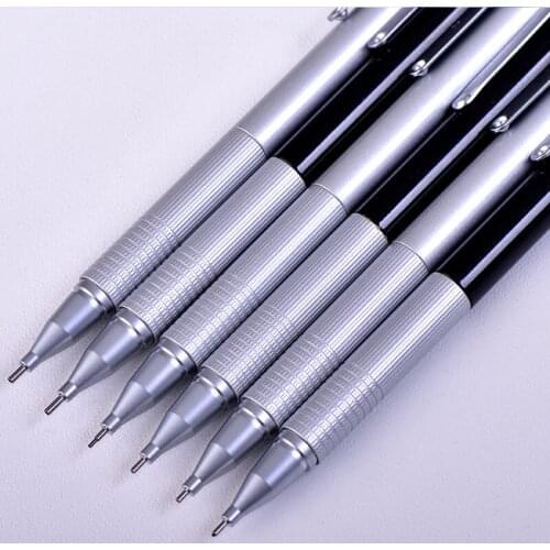 1PC High Quality Metal Mechanical Pencil 0.5/0.7/0.9mm Student Automatic Pencil Professional Drawing Tool Office School Supplies
