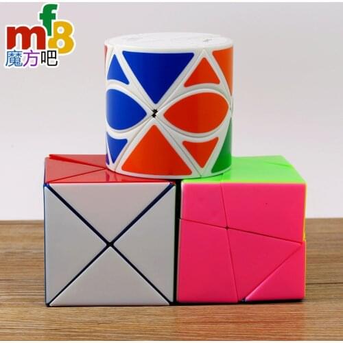 Magic Cube puzzle mf8 SmaZ 8 Axis Cylindrical Cylinder Dino 2x2 SmaZ 8 Axis Truncate Halve Curvy Copter Strange Shape Cubes