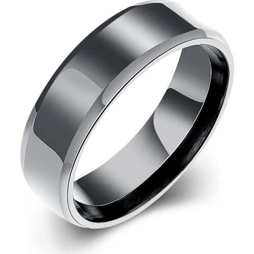 316L stainless steel rings for men Couple ring 2018 High Polished