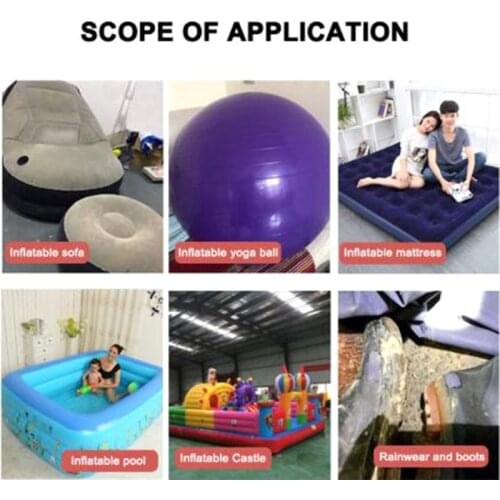5 Sets Professional Inflatable Boat Repair Kit PVC Material Adhesive Patches Glue for Sofa Air Matteress Swimming Pool