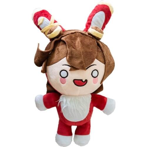 New 40cm Anime Game Cute Cosplay Amber Rabbit Earl Pillow Cartoon Game Genshin Impact Plush Dolls For Kid Gift
