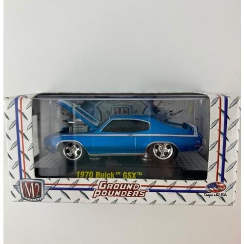 NEW M2 machines 1:64 1970 Buick GSX Ground Pounders hood open Collection Metal Die-cast Simulation Model Cars Toys