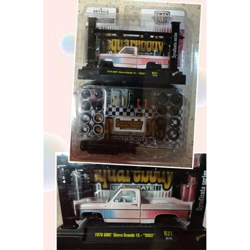NEW M2 machines 1:64 1976 GMC SIERRA GRANDE 15 SS02 Collection Metal Die-cast Simulation Model Cars Toys
