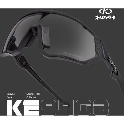 MTB cycling glasses Cycling sunglasses sport TR90 road bike glasses men/women bicycle goggles cycling eyewear Photochromic 1Lens