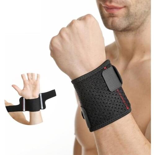 Adjustable Spring Support Compression Wrapping Wrist Strap Fitness Weightlifting Basketball Sports Wrist Strap