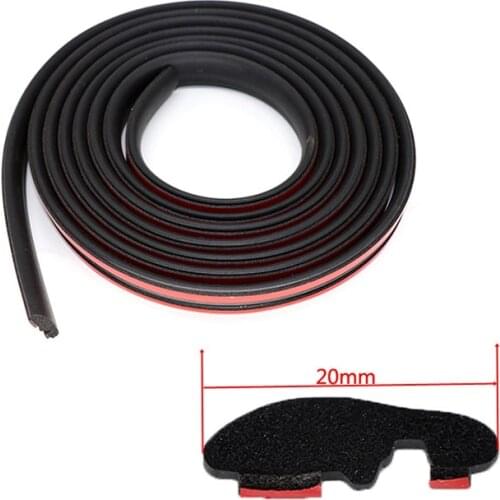 5Meter x 20mm Rubber Seal Car Door Seal Strip for Car Windshield Sunroof Waterproof Dustproof Edge