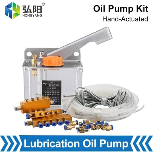 CNC Manual Oil Pump Injection Molding Machine CNC Lathe Oil Pump 600cc For CNC Machine Tool Oil Lubrication Pump System
