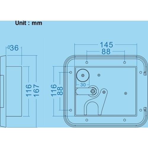 RV Trailer Motorhome Caravan Multi Purpose Access Hatch Lockable