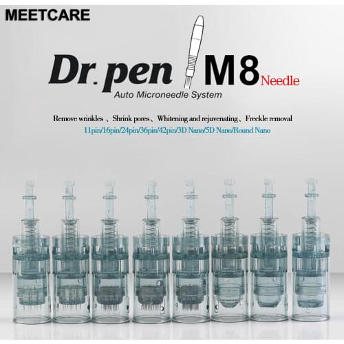 Bayonet Cartridge Replacement for Dr.pen M8 Micro Needle 16 Pin/11 Pin/36 Pin/5D Nano Micro Skin Needling Tip Derma Stamp