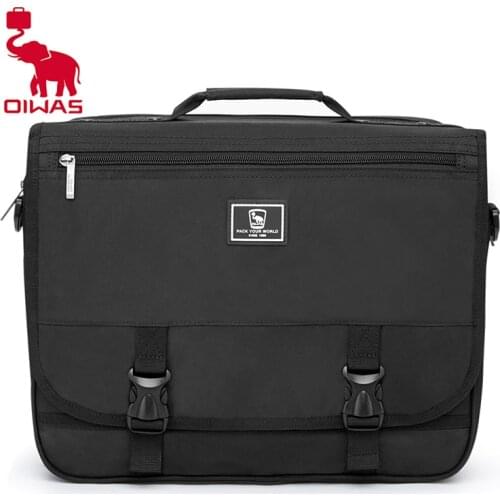 Oiwas 2020 New Multifunction Crossbody Bag for Men Sling Shoulder Messenger Bags Male Waterproof Hard Material Bussiness Handbag