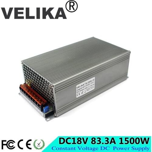 Universal 18V DC Power Supply Switching 83.3A 1500W Driver Transformers 110V 220V AC to DC18V SMPS for strip lamp Light CNC CCTV