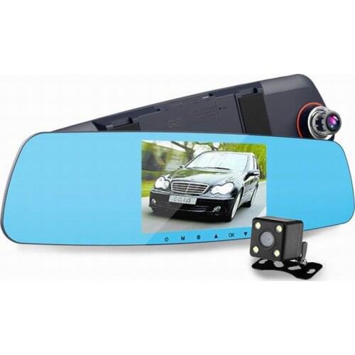 Ouchuangbo 5.1 inch 1080P rear mirror DVR recorder Support loop recording t motion detection