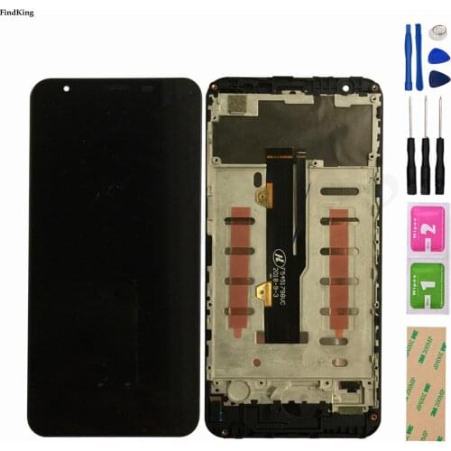 5.5 inch For VERNEE T3 PRO LCD Display With Frame Touch Screen Digitizer LCD Display Assembly Replacement For VERNEE T3 PRO