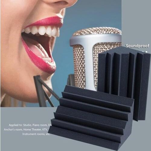 Soundproofing Foam Acoustic Bass Trap Corner Absorbers for Meeting Studio Room Recording studio Wall sound absorbing Sponge