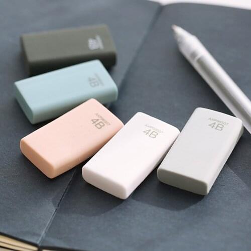 1Pcs 4B Pencil Eraser Art Sketch Painting Dedicated Student Stationery Offices School Supplies Eraser New Kids Gifts