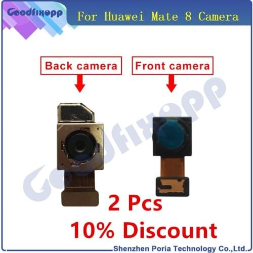 1 Pcs Camera Module For Huawei Mate 8 Back Rear Big Camera Module Flex Cable Front Small Camera Mate 8 Replacement Parts