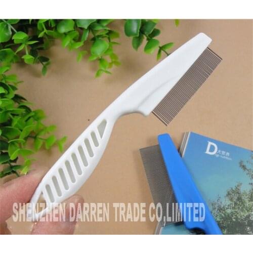 100 pcs of dog hair Pet Flea Comb Pin Steel Dog Cat Grooming Brush Comb Clean Tool