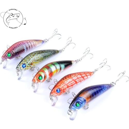 5Pcs/Lot 7cm 8.2g 3D Eyes Lifelike Minnow Floating Fishing Bait Lures Wobblers Isca Aritificial Hard Baits Pesca Jig Tackle