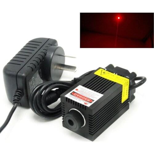 650nm 660nm 200mW Red Dot Focusable Laser Diode Module Positioning 12V Adapter Power Plug
