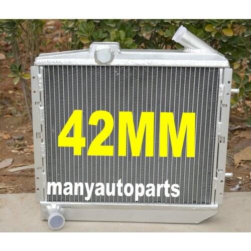 42MM ALUMINUM RADIATOR MT FOR RENAULT 5 SUPER 5/R5 9/11 GT TURBO 1985-1991 90 89