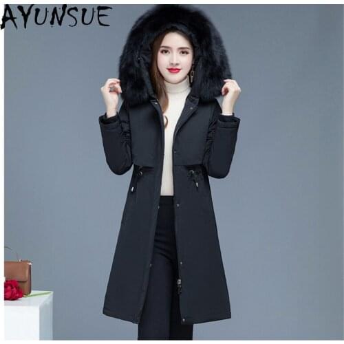 Женские приталенные пуховики AYUNSUE China At AliExpress