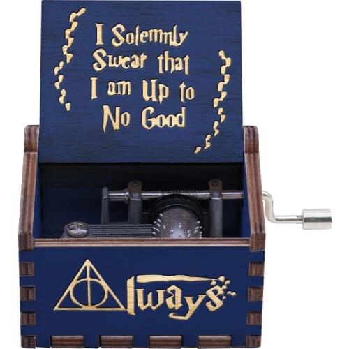 New Style Hand Crank Wooden Music Box Jurassic Park Simpsons Halloween Caja Musical Queen Theme Gift For Chritmas New Year