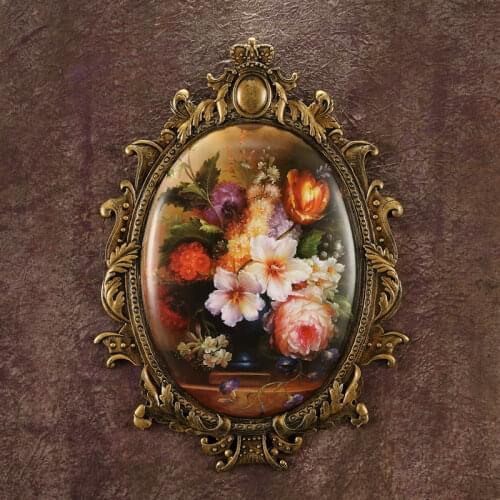 European Peacock Pendant Wall Hanging Resin Crafts Decoration TV Background Livingroom Restaurant Wall Sticker Mural ornaments